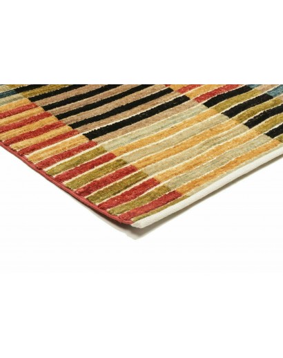 Tappeto Barjesta Pakistan marrone bianco 125x179