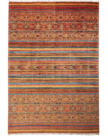 Tappeto Samarkand Pakistan rosso 206x301