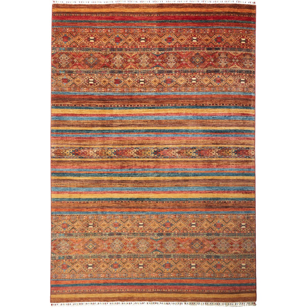 Tappeto Samarkand Pakistan rosso 206x301 Tappeto Samarkand Pakistan rosso 206x301