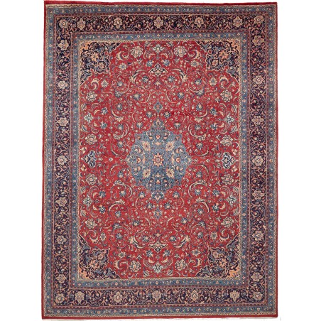 Tappeto Sarough Persia azzurro bianco 240x318