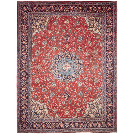 Tappeto Sarough Persia marrone grigio 303x398