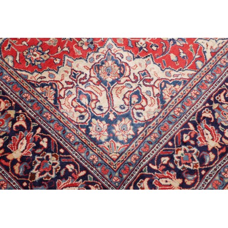 Tappeto Sarough Persia marrone grigio 303x398