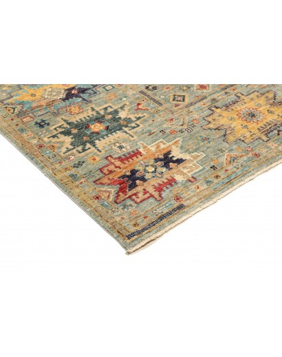 Tappeto Tribal Pakistan marrone azzurro 149x206
