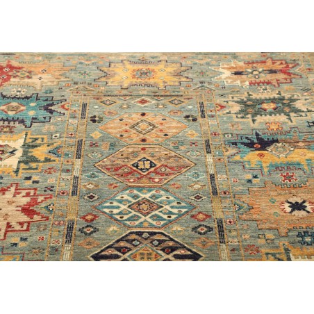Tappeto Tribal Pakistan marrone azzurro 149x206