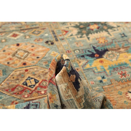 Tappeto Tribal Pakistan marrone azzurro 149x206