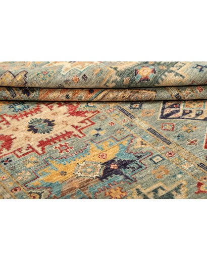 Tappeto Tribal Pakistan marrone azzurro 149x206