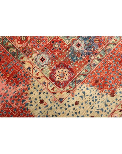 Tappeto Mamlouk Pakistan rosso giallo 253x287