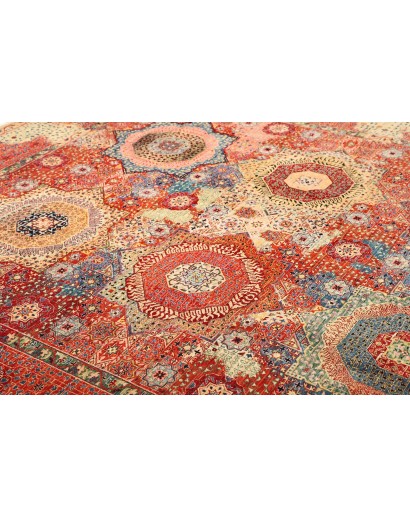 Tappeto Mamlouk Pakistan rosso giallo 253x287