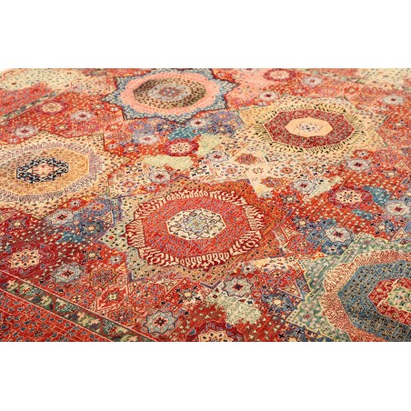 Tappeto Mamlouk Pakistan rosso giallo 253x287