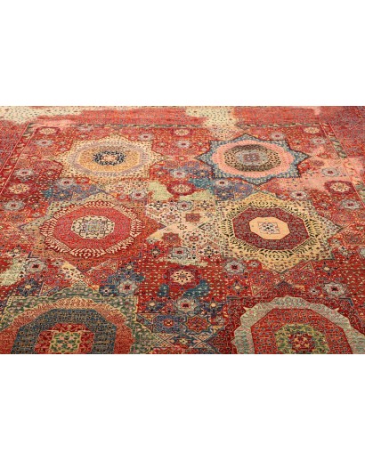 Tappeto Mamlouk Pakistan rosso giallo 253x287
