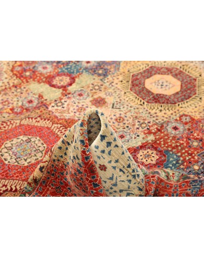 Tappeto Mamlouk Pakistan rosso giallo 253x287