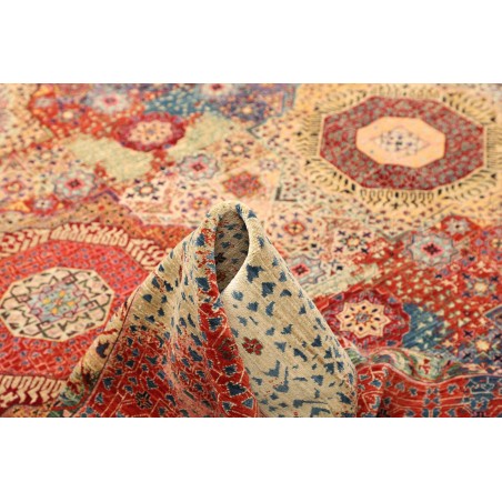 Tappeto Mamlouk Pakistan rosso giallo 253x287