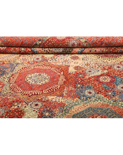 Tappeto Mamlouk Pakistan rosso giallo 253x287