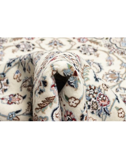 Tappeto Nain 9La Persia bianco azzurro 102x124