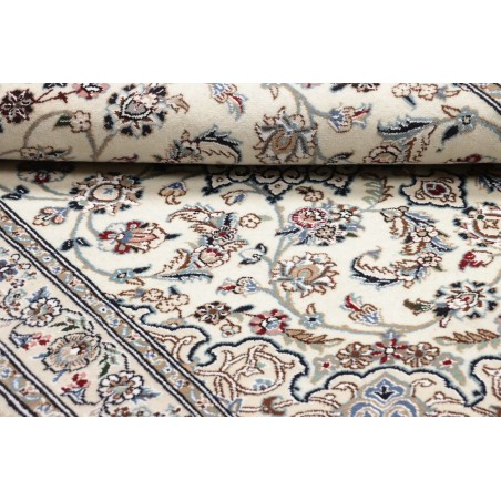 Tappeto Nain 9La Persia bianco azzurro 102x124