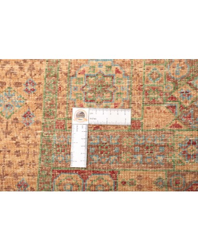Tappeto Mamlouk Pakistan arancione azzurro 76x202