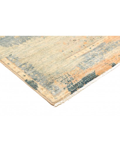 Tappeto Mamlouk Pakistan azzurro grigio 150x202