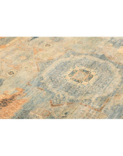 Tappeto Mamlouk Pakistan azzurro grigio 150x202