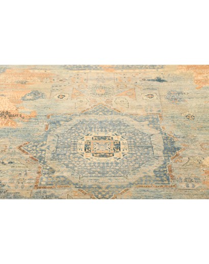 Tappeto Mamlouk Pakistan azzurro grigio 150x202