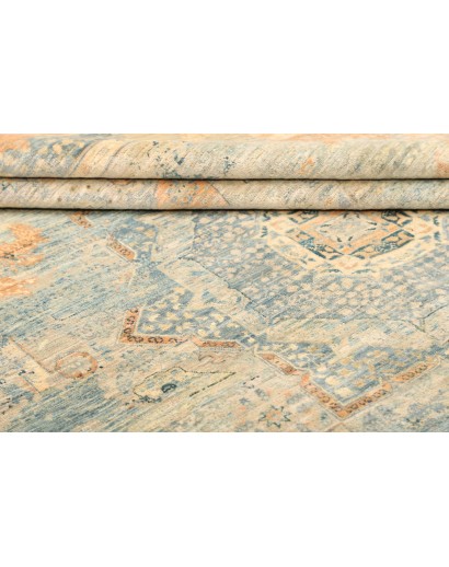 Tappeto Mamlouk Pakistan azzurro grigio 150x202