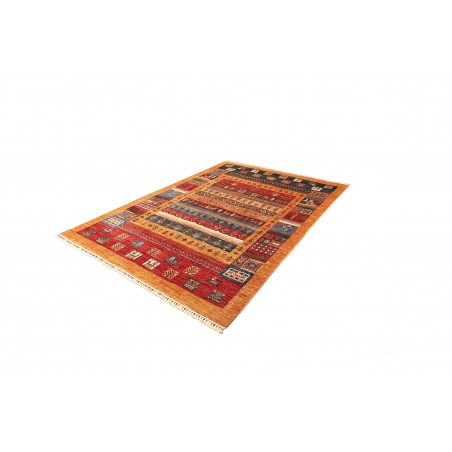 Tappeto Fun Collection Pakistan rosso grigio 170x245