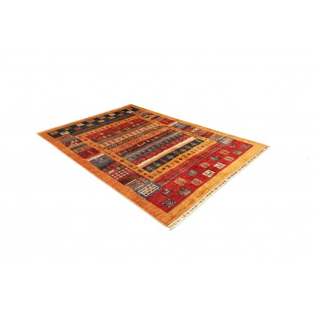 Tappeto Fun Collection Pakistan rosso grigio 170x245