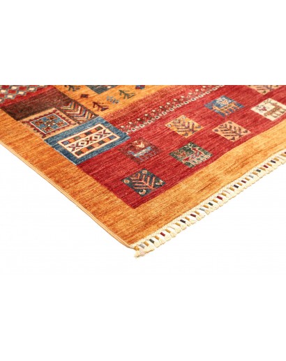 Tappeto Fun Collection Pakistan rosso grigio 170x245
