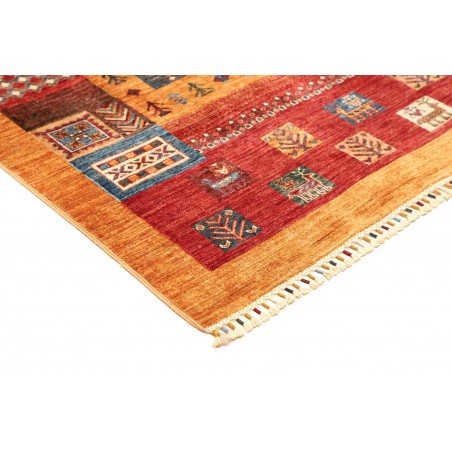 Tappeto Fun Collection Pakistan rosso grigio 170x245