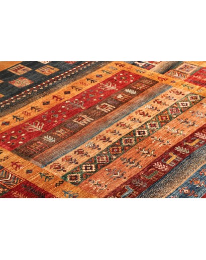 Tappeto Fun Collection Pakistan rosso grigio 170x245