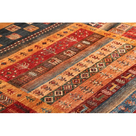 Tappeto Fun Collection Pakistan rosso grigio 170x245