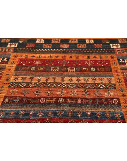 Tappeto Fun Collection Pakistan rosso grigio 170x245