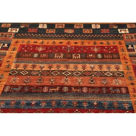 Tappeto Fun Collection Pakistan rosso grigio 170x245