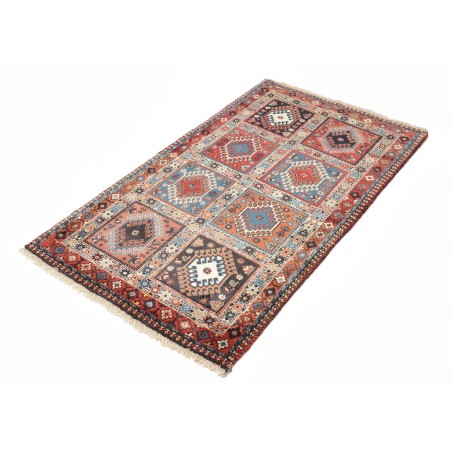 Tappeto Yalameh Persia marrone grigio 78x132
