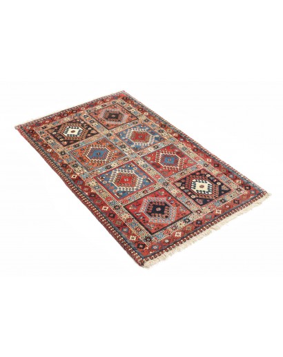 Tappeto Yalameh Persia marrone grigio 78x132