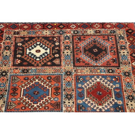 Tappeto Yalameh Persia marrone grigio 78x132