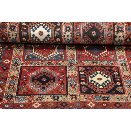 Tappeto Yalameh Persia marrone grigio 78x132