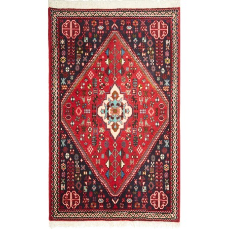 Tappeto Abadeh Persia bianco rosso 76x126