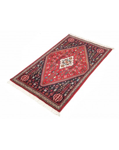Tappeto Abadeh Persia bianco rosso 76x126