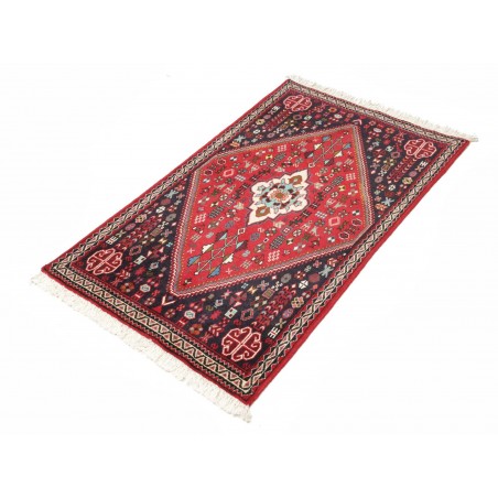 Tappeto Abadeh Persia bianco rosso 76x126