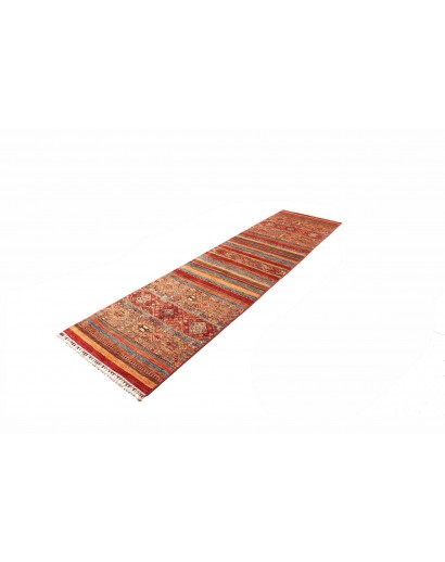 Tappeto Samarkand Pakistan marrone bianco 80x304