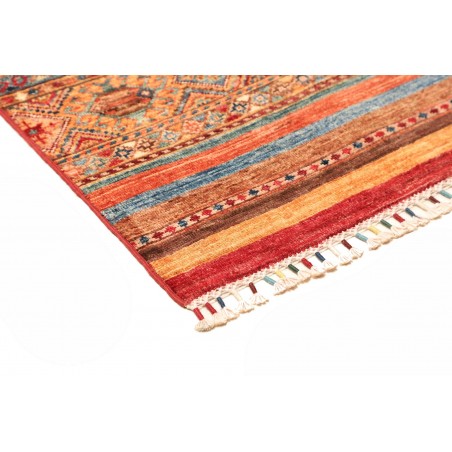 Tappeto Samarkand Pakistan marrone bianco 80x304