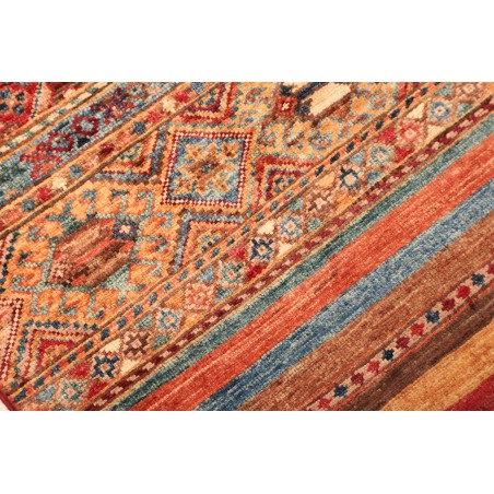 Tappeto Samarkand Pakistan marrone bianco 80x304
