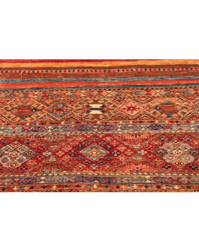 Tappeto Samarkand Pakistan marrone bianco 80x304