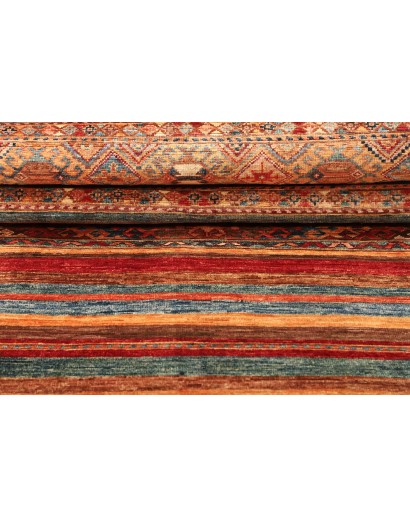 Tappeto Samarkand Pakistan marrone bianco 80x304