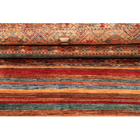Tappeto Samarkand Pakistan marrone bianco 80x304