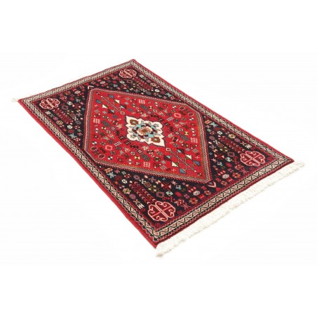 Tappeto Abadeh Persia bianco rosso 76x126