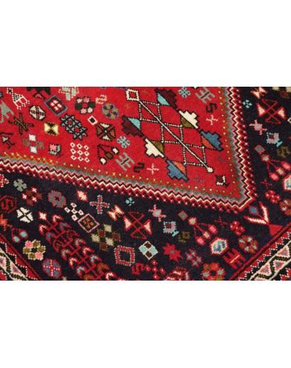 Tappeto Abadeh Persia bianco rosso 76x126