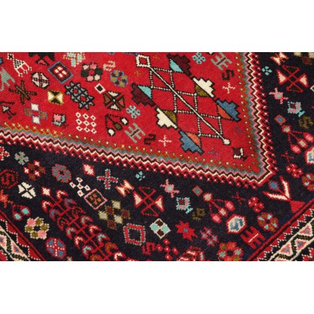 Tappeto Abadeh Persia bianco rosso 76x126