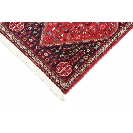 Tappeto Abadeh Persia bianco rosso 76x126