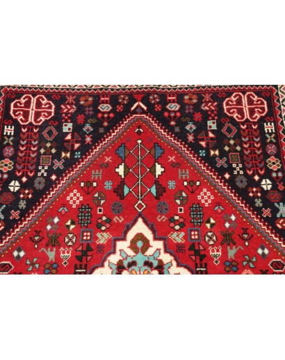 Tappeto Abadeh Persia bianco rosso 76x126